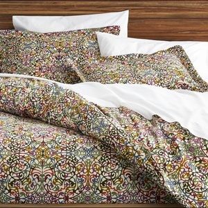 Crate & Barrel Lucia Duvet
